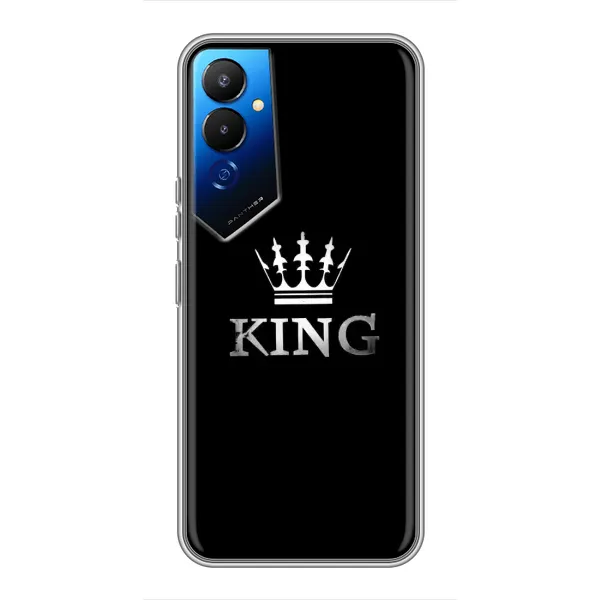 Чехол с принтом «KING» для TECNO POVA 4 (LG7n)