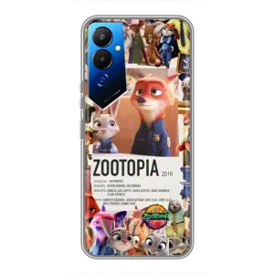 Чехол Зоотрополіс на Tecno POVA 4 (LG7n) (Постер Зверополис)