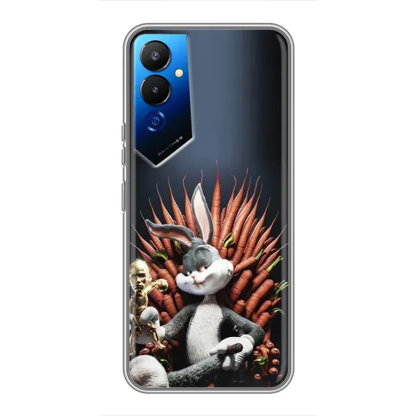 Чохол з принтом «Король Кролик» для TECNO POVA 4 (LG7n)