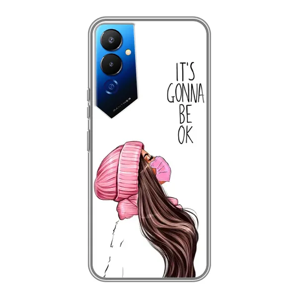 Чехол с принтом «Коронавирус» для TECNO POVA 4 (LG7n)