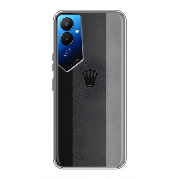 Чехол с принтом «Коронка» для TECNO POVA 4 (LG7n)