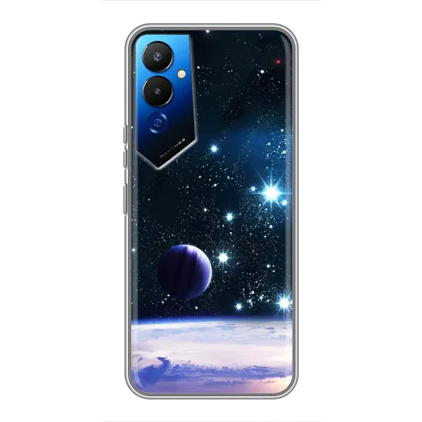 Чехол с принтом «Космический вид» для TECNO POVA 4 (LG7n)