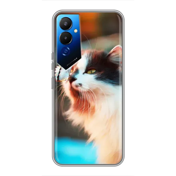 Чехол с принтом «Котик с бабочкой» для TECNO POVA 4 (LG7n) Чехол с принтом «Котик с бабочкой» для TECNO POVA 4 (LG7n)