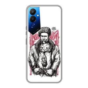 Чехлы для Tecno POVA 4 (LG7n) с принтом Тараса Шевченко (AlphaPrint) (Козак Шевченко)