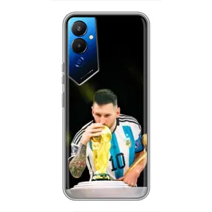 Чехлы для Tecno POVA 4 (LG7n) (Leo чемпион) (AlphaPrint) (Кубок Месси)