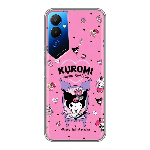 Чехол с принтом «KUROMI» для TECNO POVA 4 (LG7n)
