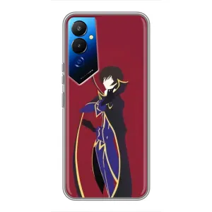 Чехлы Персонажи Аниме Наруто для Tecno POVA 4 (LG7n) (AlphaPrint) (Лелуш Ламперуж)