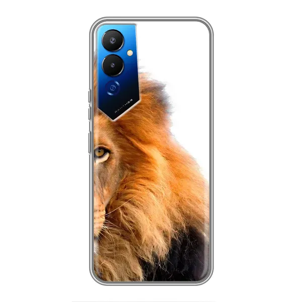 Чохол з принтом «Лев грива» для TECNO POVA 4 (LG7n)