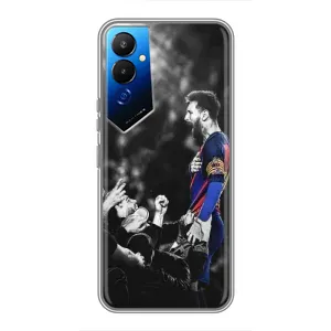 Чехлы Месси для Tecno POVA 4 (LG7n) (AlphaPrint)
