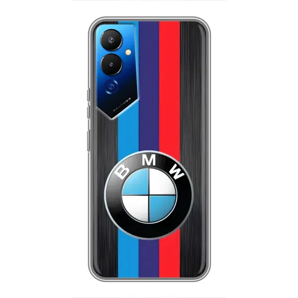 Чехол с принтом «Лого BMW» для TECNO POVA 4 (LG7n)
