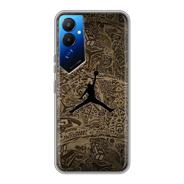 Чехол с принтом «Logo Jordan» для TECNO POVA 4 (LG7n) Чехол с принтом «Logo Jordan» для TECNO POVA 4 (LG7n)