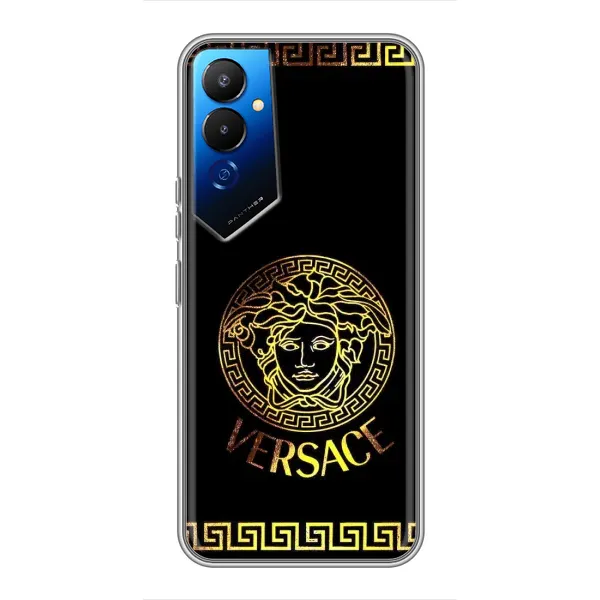 Чехол с принтом «Logo Versace» для TECNO POVA 4 (LG7n) Чехол с принтом «Logo Versace» для TECNO POVA 4 (LG7n)