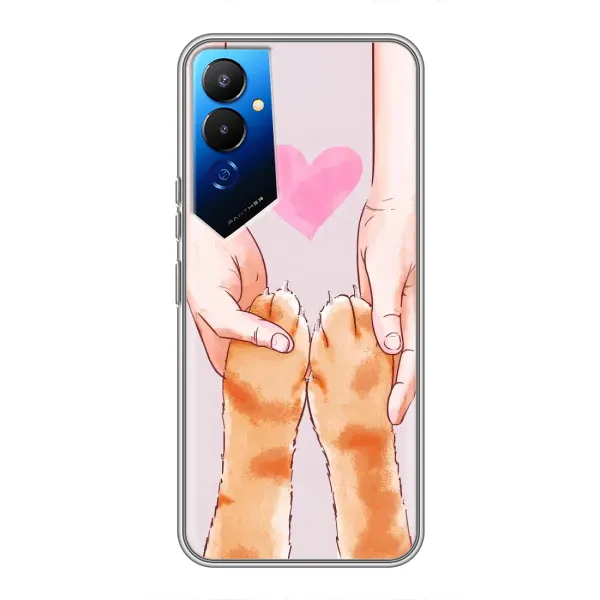 Чехол с принтом «Любовь к котикам» для TECNO POVA 4 (LG7n) Чехол с принтом «Любовь к котикам» для TECNO POVA 4 (LG7n)