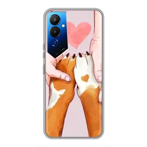 Чехлы с собаками для Tecno POVA 4 (LG7n) (VPrint) (Любовь к собакам)
