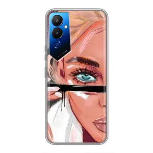 Чехол с печатью для Tecno POVA 4 (LG7n) - (Мода) (AlphaPrint)