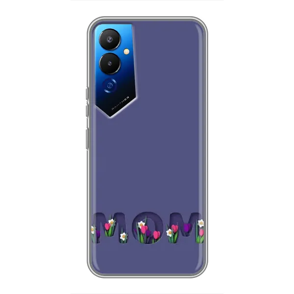 Чохол з принтом «Мама в квітах» для TECNO POVA 4 (LG7n)