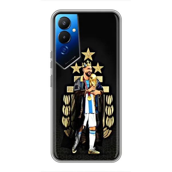 Чехол с принтом «Месси Король» для TECNO POVA 4 (LG7n)