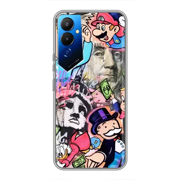 Чохол з принтом «Monopoly man» для TECNO POVA 4 (LG7n)