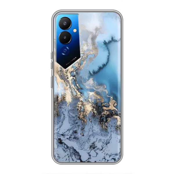 Чехол с принтом «Нежный мрамор» для TECNO POVA 4 (LG7n)