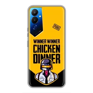 Чехол PUBG для Техно Пова 4 (AlphaPrint) (Pubg шлем)