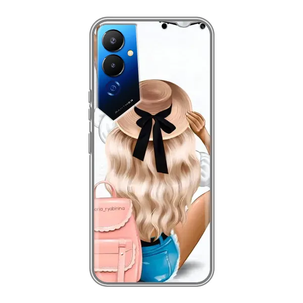 Чехол с принтом «Путешествие» для TECNO POVA 4 (LG7n)