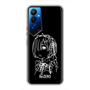 Чехлы Персонажи Аниме Наруто для Tecno POVA 4 (LG7n) (AlphaPrint) (Re: Zero)