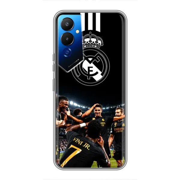 Чехол с принтом «ФК Реал Мадрид» для TECNO POVA 4 (LG7n)