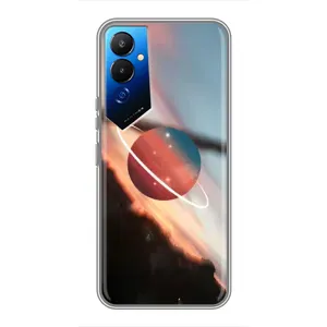 Космические Чехлы для Техно Пова 4 (VPrint) (Сатурн)