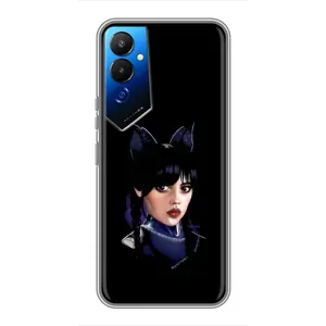 Чохли Венсдей на Tecno POVA 4 (LG7n) Уенсдей (AlphaPrint)