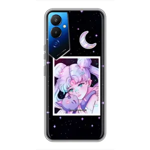 Чехлы Персонажи Аниме Наруто для Tecno POVA 4 (LG7n) (AlphaPrint) (Сейлор Мун)