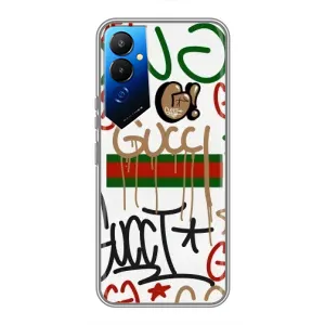 Брендновые Чехлы для Tecno POVA 4 (LG7n) - (PREMIUMPrint) (Стиль GUUCI)