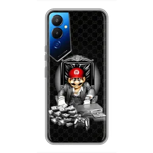 Чехлы с крутыми принтами для Tecno POVA 4 (LG7n) - (PREMIUMPrint) (Супер Марио)