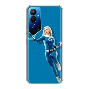 Чехол с принтом Фантастическая четверка для Tecno POVA 4 (LG7n)