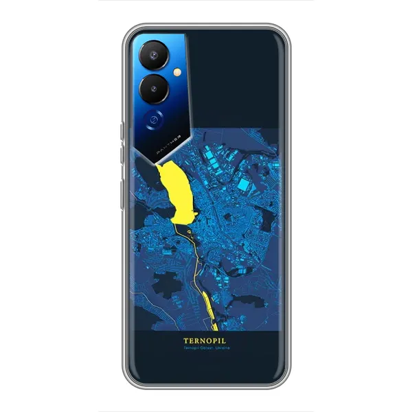 Чохол з принтом «Тернопіль» для TECNO POVA 4 (LG7n)