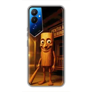 Чохол з мемом Тралалело тралала на Tecno POVA 4 (LG7n) (Тунг тунг сахур)