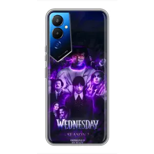 Чехол с дизайном Венздей 2 на Tecno POVA 4 (LG7n)