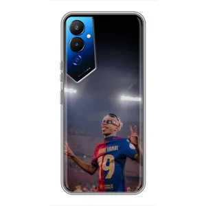 Чехол с футболистом Ламин Ямаль Tecno POVA 4 (LG7n) (Ямаль на стадионе)