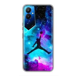 Чехлы для Tecno POVA 4 (LG7n) - с картинкой JORDAN (AlphaPrint) (Яркий Джордан)