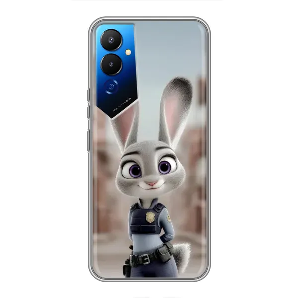 Чехол с принтом «Офицер Джуди Хоппс» для TECNO POVA 4 (LG7n)