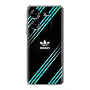 Чехлы Адидас для Tecno POVA 5 (LG7n) (AlphaPrint) (Адидас с полосами)