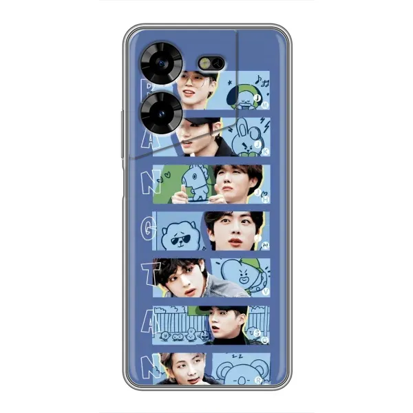 Чехол с принтом «Bangtan» для TECNO POVA 5 (LG7n) Чехол с принтом «Bangtan» для TECNO POVA 5 (LG7n)