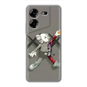 Чехлы для Tecno POVA 5 (LG7n) - Bearbrick Louis Vuitton (PREMIUMPrint) (Беарбрик Джордан)