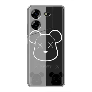 Чехлы для Tecno POVA 5 (LG7n) - Bearbrick Louis Vuitton (PREMIUMPrint) (БеарБрик глаза)