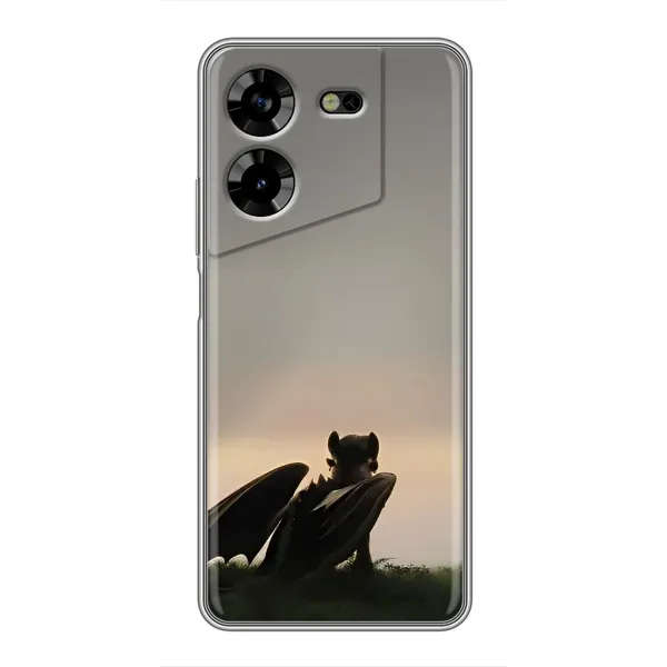 Чохол з принтом «Беззубик» для TECNO POVA 5 (LG7n)