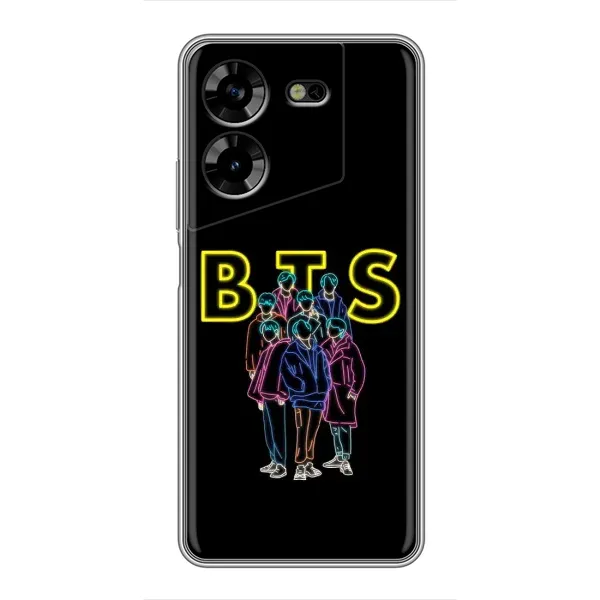Чехол с принтом «BTS стайл» для TECNO POVA 5 (LG7n) Чехол с принтом «BTS стайл» для TECNO POVA 5 (LG7n)