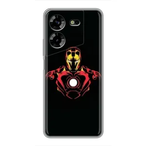 Чохли з героями Марвел Tecno POVA 5 (LG7n) (VPrint) (Залізна людина)