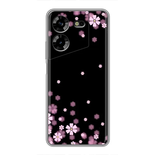 Чехол с принтом «Цветочки маленькие» для TECNO POVA 5 (LG7n)