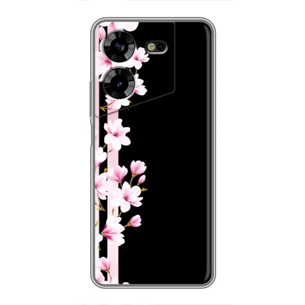 Чехол с принтом «Цветочки» для TECNO POVA 5 (LG7n)