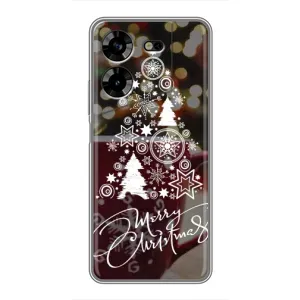 Рождественские Чехлы для Tecno POVA 5 (LG7n) (VPrint) (Елочка узорная)