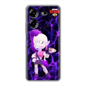 Чехлы Brawl Stars для Tecno POVA 5 (LG7n) (AlphaPrint) (Емз Бравл Старс)